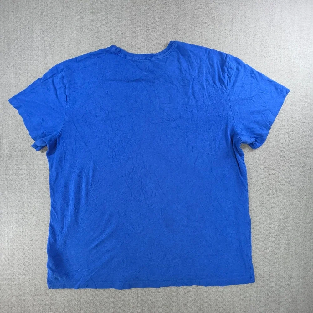 Polo Ralph Lauren T-Shirt Mens Large Blue Short Sleeve‎ Embroidered Pony Logo